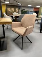 2x stoel draaibaar - draaibare stoel bruin - bruine stoel 2x, Ophalen, Twee, Bruin, Nieuw