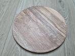 Rond onderbord van mangohout., Ophalen, Zo goed als nieuw, Rond, Hout