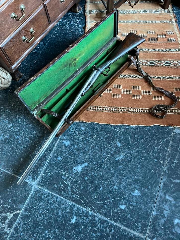 Antiek frans penvuur jachtgeweer jagen jager, Verzamelen, Militaria | Algemeen, Landmacht, Overige gebieden, Ophalen of Verzenden