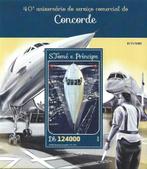 Concorde - Sao Tome E Principe - Mi blok 1168 - Postfris, Ophalen of Verzenden, Postfris, Vliegtuigen
