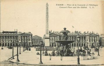 (376-193-001) Paris La Place de la Concorde beschikbaar voor biedingen