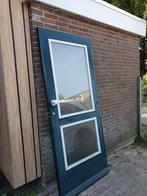 Voordeur met sleutel en dubbele beglazing, Doe-het-zelf en Verbouw, Deuren en Horren, Ophalen, Gebruikt, 80 tot 100 cm, Buitendeur