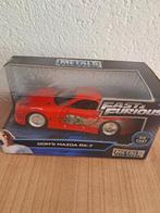 Fast & Furious Dom's Mazda RX-7 Miniatuurauto Nieuw, Hobby en Vrije tijd, Ophalen of Verzenden, Nieuw, Auto, Overige merken
