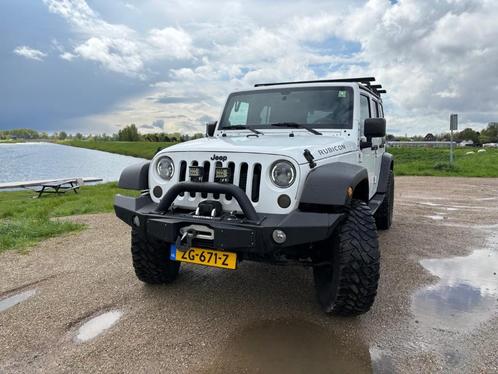 Jeep Wrangler RUBICON 2.8 CRD Unlimited AUT 2011 Wit, Auto's, Jeep, Particulier, Wrangler, 4x4, ABS, Achteruitrijcamera, Airbags
