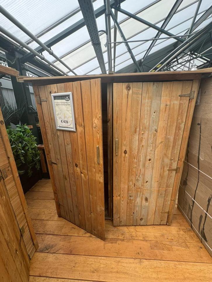 Showmodel Tuinkast Bayern - OP = OP, Tuin en Terras, Bergingen en Tuinkasten, Zo goed als nieuw, Overige typen, Hout, Ophalen