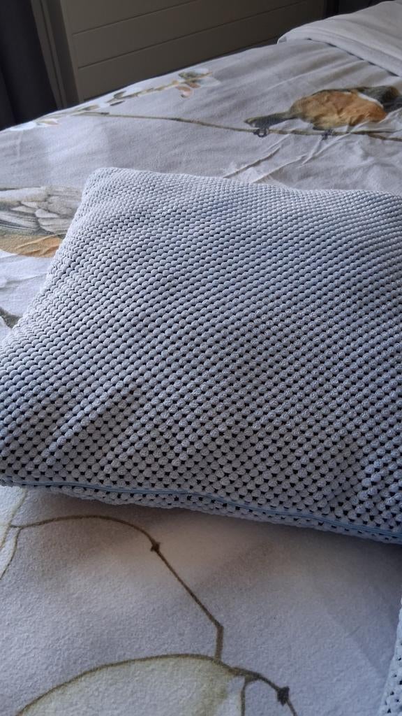 Blauwe kussens Xenos, Ophalen of Verzenden, Zo goed als nieuw, Blauw, Vierkant