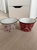 Kerst kommetjes NIEUW, Ophalen of Verzenden, Zo goed als nieuw, Overige materialen, Kookpan of Snelkookpan