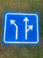 Verkeersbord, rijrichtingen, Ophalen, Zo goed als nieuw