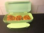 Tupperware lunchdoos clipdoos snackpack? Broodtrommel groen, Huis en Inrichting, Keuken | Tupperware, Groen, Ophalen of Verzenden