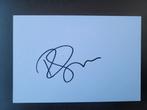 Ricky Gervais Comedian Handtekening Kaart Gesigneerd, Ophalen of Verzenden, Zo goed als nieuw, Foto of Kaart, Gesigneerd