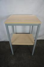 Sidetable, werktafel, hoge tafel, plantentafel, Huis en Inrichting, Tafels | Sidetables, Ophalen, Gebruikt, Minder dan 50 cm, Metaal