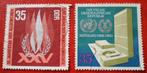 Duitsland - 2x DDR - Gestempeld, Verzenden, DDR, Gestempeld