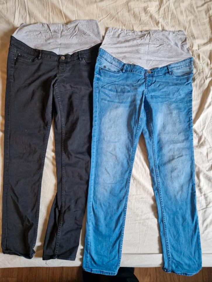 Zwangerschapsbroeken maat 44 - nette staat, Kleding | Dames, Positiekleding, Gedragen, Broek of Spijkerbroek, Maat 42/44 (L), Ophalen of Verzenden