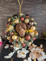 mooie Kerstkrans met beer, Ophalen of Verzenden