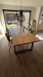Grote eetkamertafel, Huis en Inrichting, Tafels | Eettafels, Ophalen, 100 tot 150 cm, Industrieel, vintage, stoer, design,, 200 cm of meer