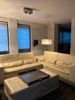 Luxe Leren Bank met Verstelbare Hoofdsteunen, Huis en Inrichting, Banken | Bankstellen, Ophalen, 250 tot 300 cm, Hoekbank, Zo goed als nieuw