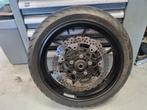 Velgen met banden Kawasaki Z750 bj 2007-2010, Ophalen, Gebruikt