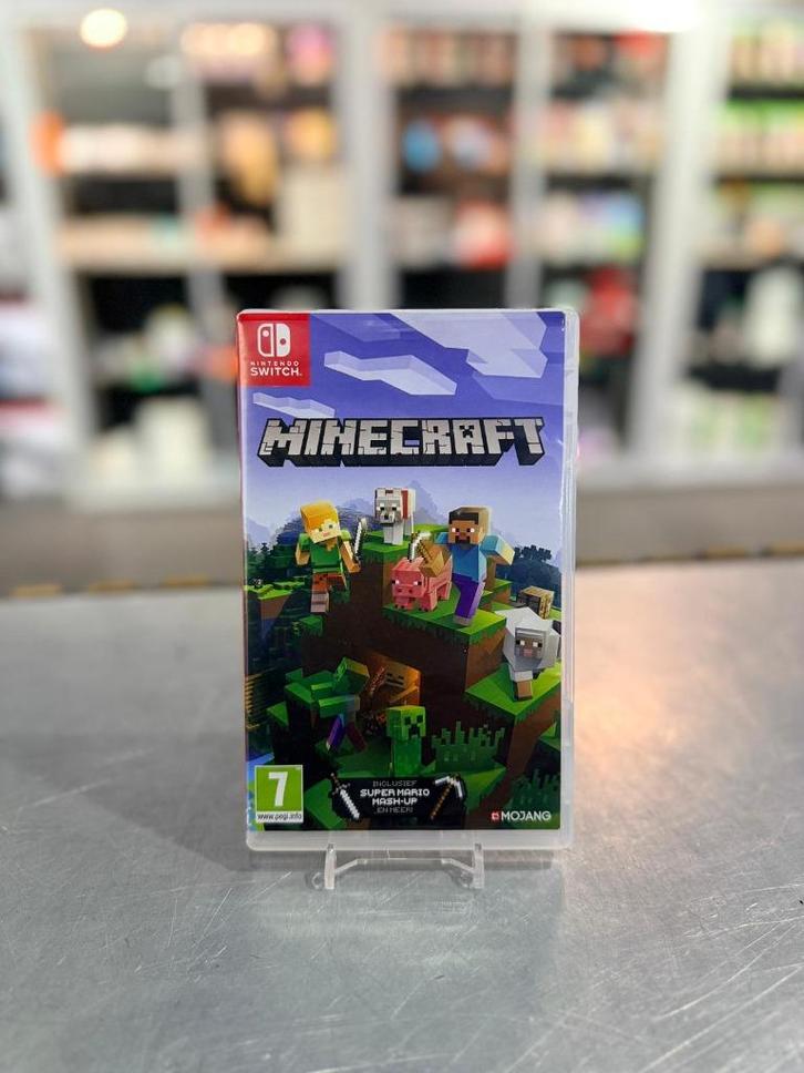 Nitendo switch spel - Minecraft incl. doos | ZGAN 24.99, Spelcomputers en Games, Games | Nintendo Switch, Zo goed als nieuw, 3 spelers of meer