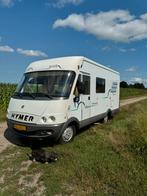 Prachtige, frisse Hymer B584 ‘99 met barindeling en hefbed, Caravans en Kamperen, Campers, Integraal, Standaard zit, Fiat, Reservewiel