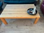 Massief eiken salontafel, Huis en Inrichting, Tafels | Salontafels, Ophalen, Gebruikt, 100 tot 150 cm, Eikenhout