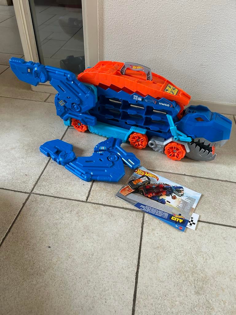 Hot Wheels City Ultieme Dino Hauler - defect, ., Ophalen of Verzenden, Zo goed als nieuw, .