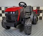 Farmer Tractor - met aanhanger - soft start - leren zit - RC, Ophalen of Verzenden, Nieuw, Afstandsbediening