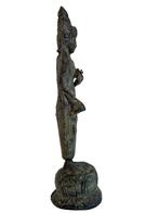 Vierarmige Avalokiteshvara bronzen bodhisattva, Ophalen of Verzenden, Gebruikt