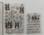 Stempelsets pandaberen, Ophalen of Verzenden, Nieuw, Clearstamp