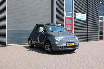 Fiat 500 1.2 Cabrio 2012 Grijs APK/AUX/LEER/AIRCO beschikbaar voor biedingen