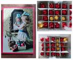 Kerstballen Blokker 17 rode en 4 gouden (vintage), Diversen, Kerst, Ophalen of Verzenden, Gebruikt