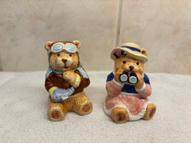 Peper en Zout Vaatjes Beren, Antiek en Kunst, Curiosa en Brocante, Ophalen of Verzenden