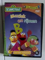 Sesamstraat - Muziek en rijmen, Cd's en Dvd's, Alle leeftijden, Ophalen of Verzenden, Gebruikt, Tv fictie