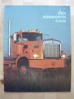 Kenworth C500 Brochure 1977 - DE, Ophalen, Kenworth, Zo goed als nieuw, Overige merken