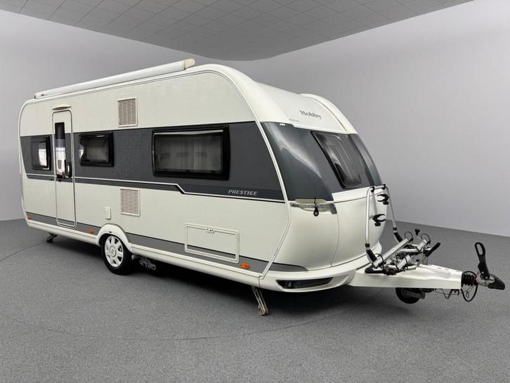 Hobby Prestige 495 UL Mover Fietsendrager Cassetteluifel, Caravans en Kamperen, Caravans, Bedrijf, tot en met 4, Rondzit, Hobby
