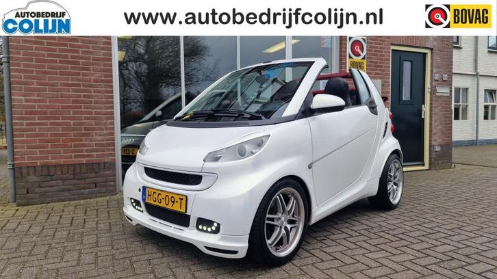 Smart fortwo cabrio 1.0 Pulse, BRABUS, Leder, Stoelverwarmin, Auto's, Smart, Bedrijf, ForTwo, ABS, Airbags, Airconditioning, Boordcomputer