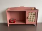 Gerestyled antiek hangkastje / bijbelkastje – warm roze, Huis en Inrichting, Kasten | Overige, Ophalen, Gebruikt