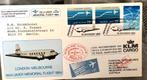 ondon - Melbourne Memorial Flight 1984 , 3x eerstedagenvelop, Ophalen of Verzenden