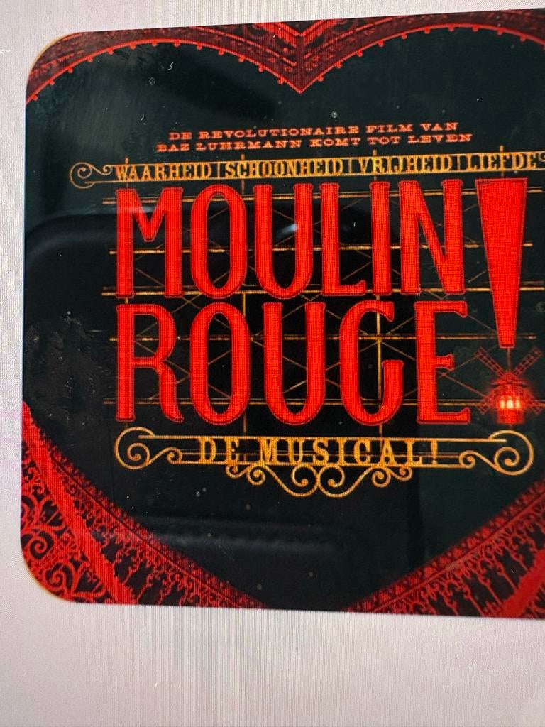 De Musical Moulin Rouge, Tickets en Kaartjes, Twee personen, Maart