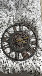 Klok industrieël tandwielen, Ophalen, Zo goed als nieuw, Wandklok