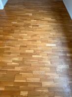 Houten vloer ca. 30m2, Ophalen, Gebruikt, Hout, Vloerdelen of -planken