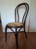 Vintage leuke rotan stoel, Ophalen, Gebruikt, Bruin, Riet of Rotan