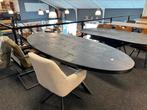 Ovale zwarte tafel 240x110x77cm nu 275,-, Ophalen, Vijf personen of meer, Ovaal, Nieuw