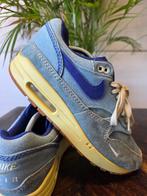 Nike Air Max 1 PRM Dirty Denim maat 44,5, Blauw, Nike, Ophalen of Verzenden, Nike