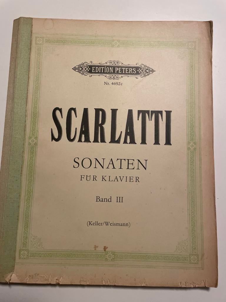 Scarlatti Sonaten für Klavier Band III, Muziek en Instrumenten, Gebruikt, Klassiek, Ophalen of Verzenden, Artiest of Componist