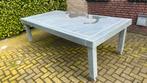 Zinken tuintafel, Tuin en Terras, Tuintafels, Overige materialen, Gebruikt, Rechthoekig, Ophalen