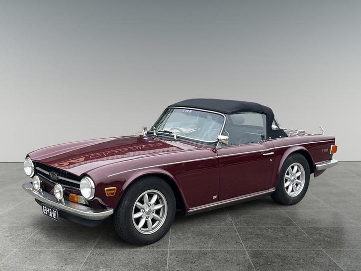 Triumph TR 6 2.5 roadster overdrive (bj 1975), Auto's, Oldtimers, Bedrijf, Te koop, Lederen bekleding, Open dak, Triumph, Benzine