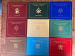 9 x Blisters Vatikaan. Jaarset. Zonder Munten. Leeg., Ophalen, Vaticaanstad, Overige waardes, Setje