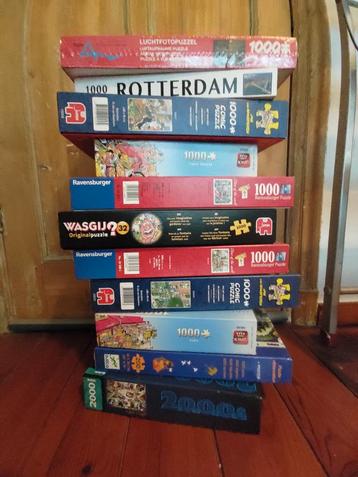 Puzzels: Jan van Haasteren, Wasgij, etc. (11 stuks) beschikbaar voor biedingen