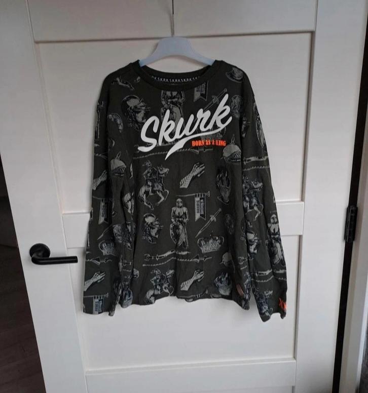 Skurk Longsleeve Maat 158/164, Kinderen en Baby's, Kinderkleding | Maat 164, Zo goed als nieuw, Jongen, Shirt of Longsleeve, Ophalen of Verzenden