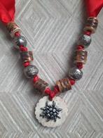 Originele Tiroler dirndl ketting / halssieraad, Carnaval, Ophalen of Verzenden, Zo goed als nieuw, Accessoires
